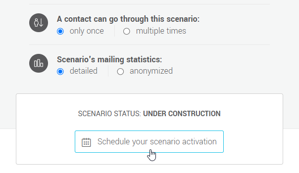 schedule scenario